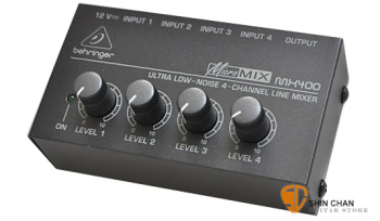 Behringer 耳朵牌 迷你混音器(限量黑) MICROMIX MX400 四軌/4軌混音器 單聲道輸出