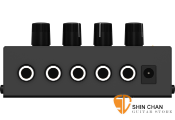 Behringer 耳朵牌 迷你混音器(限量黑) MICROMIX MX400 四軌/4軌混音器 單聲道輸出 - 側面